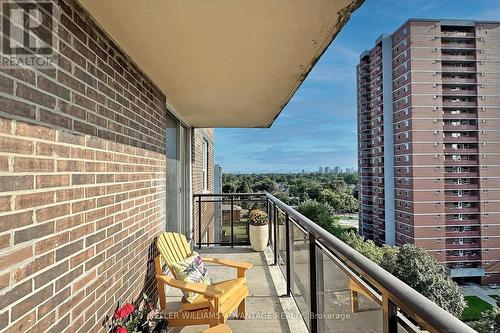 1003 - 1145 Logan Avenue, Toronto (Broadview North), ON - Outdoor With Balcony