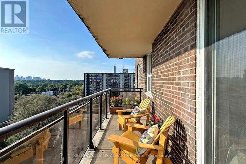 1003 - 1145 Logan Avenue, Toronto (Broadview North), ON - Outdoor With Balcony With View With Exterior