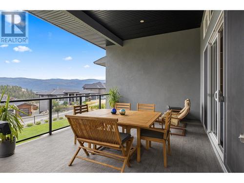 Balcony off of the Living Room - 541 Barra Lane, Kelowna, BC - Outdoor With Deck Patio Veranda With Exterior