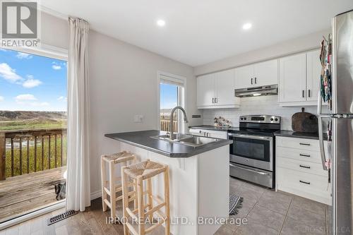 27 Mayland Trail, Hamilton (Stoney Creek Mountain), ON - Indoor Photo Showing Kitchen With Double Sink