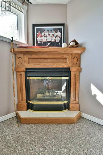 286 Jv Bonhomme Boulevard, Timmins (Victoria Heights), ON - Indoor Photo Showing Living Room With Fireplace