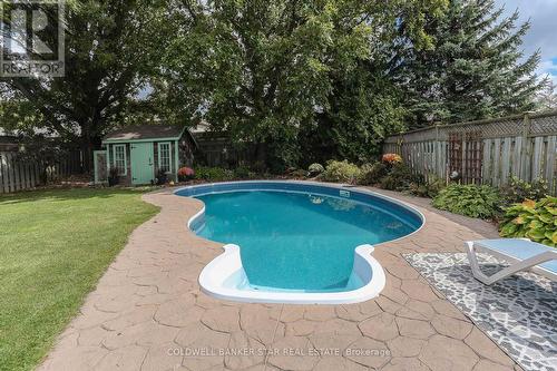 7 Wright Crescent, St. Thomas, ON - Outdoor With In Ground Pool With Backyard