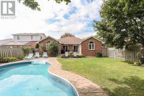 7 Wright Crescent, St. Thomas, ON - Outdoor With In Ground Pool With Deck Patio Veranda