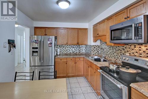 40 - 590 Millbank Drive, London, ON - Indoor Photo Showing Kitchen With Double Sink