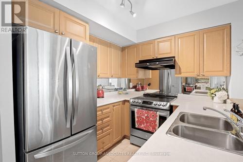 1413 - 230 King Street E, Toronto (Moss Park), ON - Indoor Photo Showing Kitchen With Stainless Steel Kitchen With Double Sink