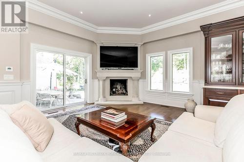 1865 Davis Drive W, King, ON - Indoor Photo Showing Living Room With Fireplace