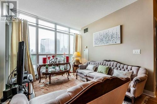 80 Absolute Avenue Unit# 509, Mississauga, ON - Indoor Photo Showing Living Room