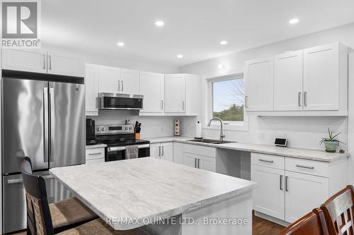 1467 County Road 19, Prince Edward County (Ameliasburgh), ON - Indoor Photo Showing Kitchen With Double Sink With Upgraded Kitchen