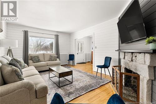 7 Bonar Law Avenue, Rexton, NB - Indoor Photo Showing Living Room With Fireplace