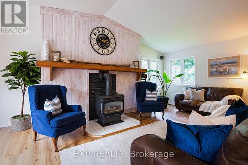 506097 Highway 89, Mulmur, ON - Indoor Photo Showing Living Room With Fireplace