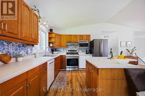 506097 Highway 89, Mulmur, ON - Indoor Photo Showing Kitchen With Double Sink