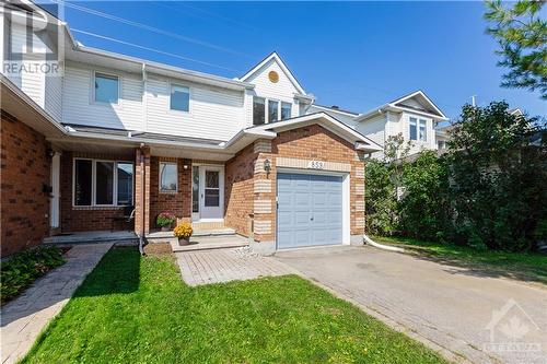 Welcome to this beautifully maintained 3-bedroom, 2-bathroom townhome in the charming Fallingbrook community. - 859 Nesting Way, Ottawa, ON - Outdoor With Facade