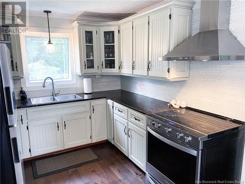 518 Rte 485, Saint-Paul, NB - Indoor Photo Showing Kitchen With Double Sink