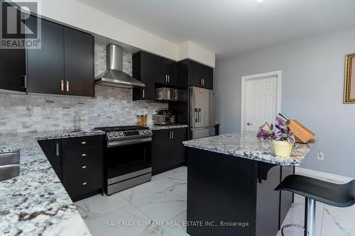 32 Sleeth Street, Brantford, ON - Indoor Photo Showing Kitchen With Upgraded Kitchen