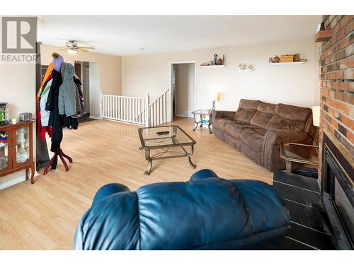 3756 Salloum Road, West Kelowna, BC - Indoor Photo Showing Living Room With Fireplace