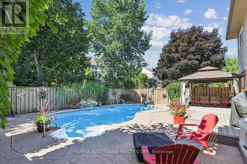 2326 Mowat Avenue, Oakville, ON - Outdoor With In Ground Pool With Deck Patio Veranda With Backyard