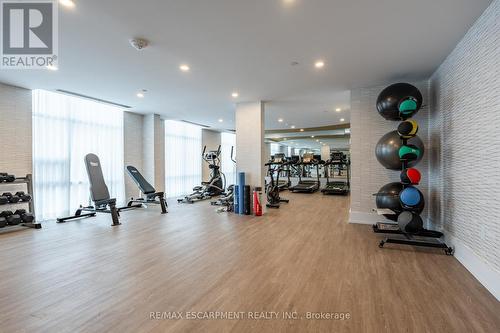 902 - 470 Dundas Street E, Hamilton, ON - Indoor Photo Showing Gym Room