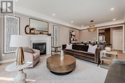 27 Spachman Street, Kitchener, ON - Indoor Photo Showing Living Room With Fireplace