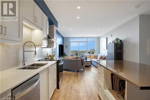 50 Grand Ave S Unit# 2007, Cambridge, ON - Indoor Photo Showing Kitchen With Double Sink With Upgraded Kitchen