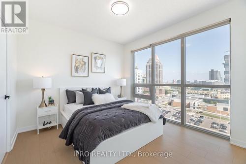 1107 - 4011 Brickstone Mews, Mississauga, ON - Indoor Photo Showing Bedroom