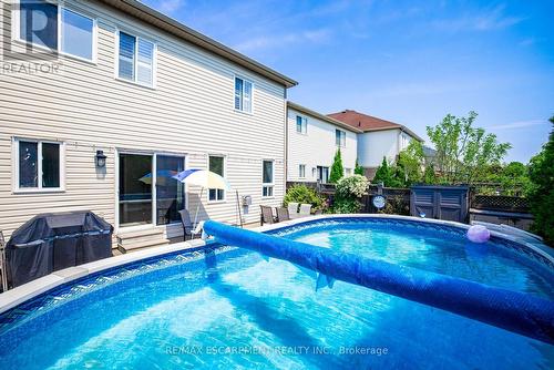 93 Bradley Avenue, Hamilton, ON - Outdoor With Above Ground Pool With Backyard With Exterior