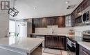 1107 - 350 Webb Drive, Mississauga, ON  - Indoor Photo Showing Kitchen With Upgraded Kitchen 