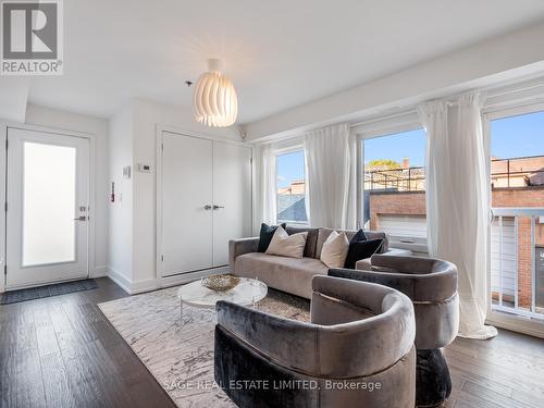 108 - 1183 Dufferin Street, Toronto, ON - Indoor Photo Showing Living Room With Fireplace