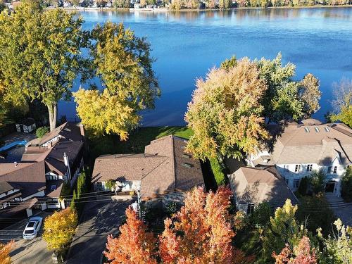 Photo aÃ©rienne - 191 Rue Saraguay E., Montréal (Pierrefonds-Roxboro), QC - Outdoor With Body Of Water With View