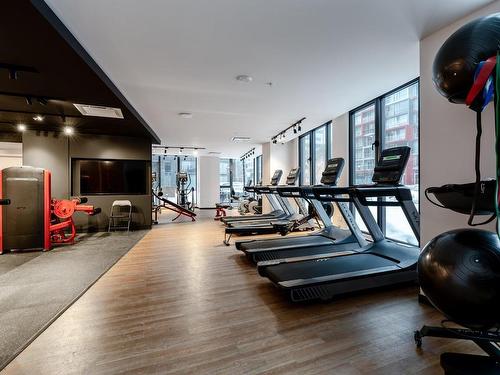 Exercise room - 808-1150 Boul. René-Lévesque E., Montréal (Ville-Marie), QC - Indoor Photo Showing Gym Room