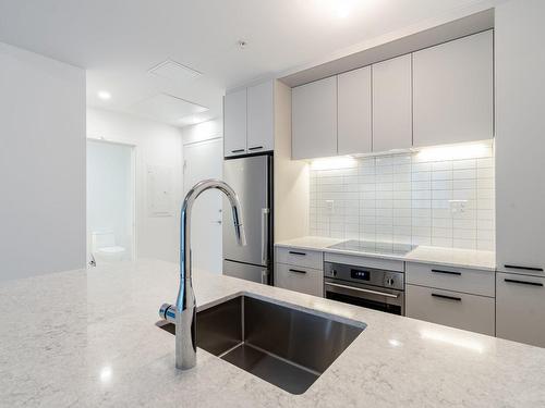 Kitchen - 808-1150 Boul. René-Lévesque E., Montréal (Ville-Marie), QC - Indoor Photo Showing Kitchen With Double Sink With Upgraded Kitchen