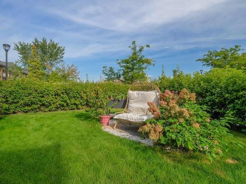 Backyard - 2-658 Rue Des Sureaux, Boucherville, QC - Outdoor With View