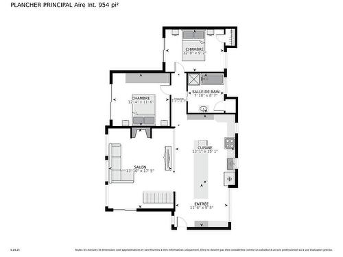 Drawing (sketch) - 439 Ch. Du Roc, Saint-Sauveur, QC - Other