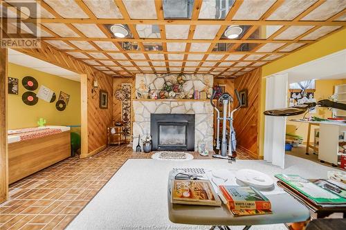 388 County Rd 27 East, Lakeshore, ON - Indoor With Fireplace