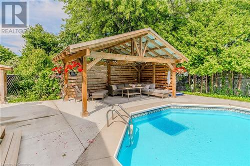 48 Templar Court, Cambridge, ON - Outdoor With In Ground Pool With Deck Patio Veranda