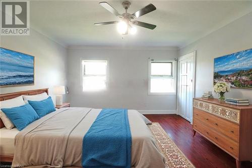 Virtual staging Bedroom - 27 Barton Street, St. Catharines, ON - Indoor Photo Showing Bedroom