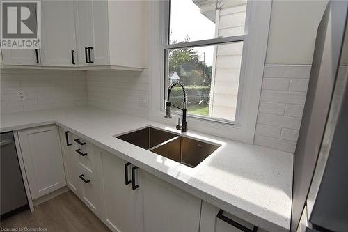 26 Highcliffe Avenue, Hamilton, ON - Indoor Photo Showing Kitchen With Double Sink