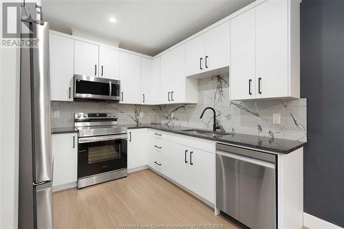 755 Grand Marais Unit# 201, Windsor, ON - Indoor Photo Showing Kitchen With Upgraded Kitchen