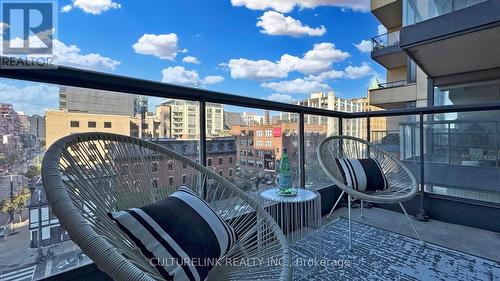 610 - 438 King Street W, Toronto (Waterfront Communities), ON - Outdoor With Balcony With Exterior