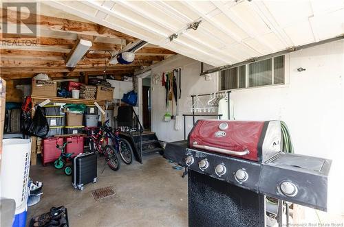 1093 Route 133, Grand-Barachois, NB - Indoor Photo Showing Garage