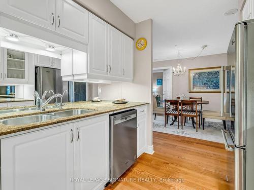 702-12 Rean Dr, Toronto, ON - Indoor Photo Showing Kitchen With Double Sink