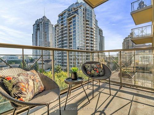 702-12 Rean Dr, Toronto, ON - Outdoor With Balcony