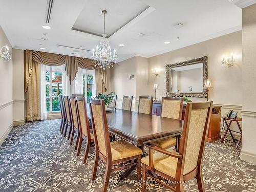 702-12 Rean Dr, Toronto, ON - Indoor Photo Showing Dining Room