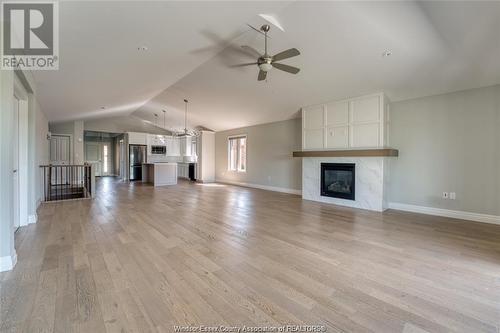 66 York Boulevard, Kingsville, ON - Indoor Photo Showing Living Room With Fireplace