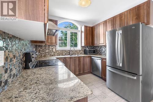 142 George Robinson Drive, Brampton, ON - Indoor Photo Showing Kitchen With Stainless Steel Kitchen With Double Sink