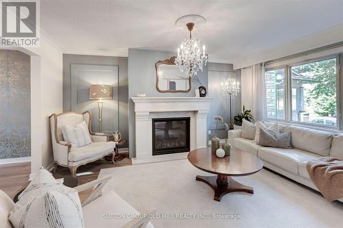 60 Carrick Avenue, Toronto, ON - Indoor Photo Showing Living Room With Fireplace