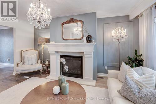 60 Carrick Avenue, Toronto, ON - Indoor Photo Showing Living Room With Fireplace