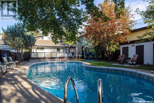 1414 Lorne Avenue, Saskatoon, SK - Outdoor With In Ground Pool