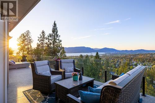 4822 Carmel Crescent, Kelowna, BC - Outdoor With Deck Patio Veranda With View