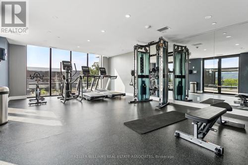 1814 - 15 Queen Street S, Hamilton, ON - Indoor Photo Showing Gym Room