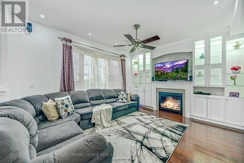 16 Rougebank Avenue, Caledon, ON - Indoor Photo Showing Living Room With Fireplace